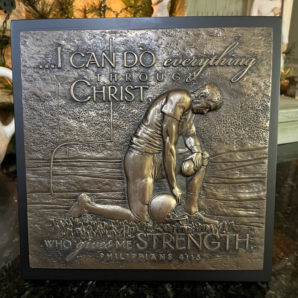 Inspirational Cast Stone Sculpture Plaque